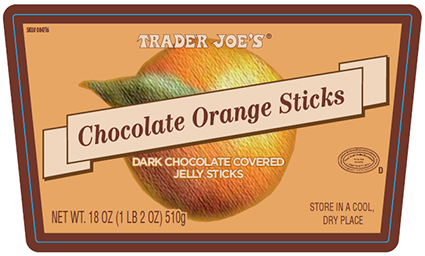 Trader Joe's Issues Voluntary Allergy Alert on Undeclared Milk in Chocolate Orange Sticks and Chocolate Raspberry Sticks (Milk)